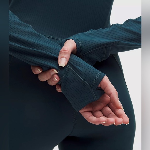 Lululemon Rulu Ribbed Cropped Half Zip - Picture 5 of 7